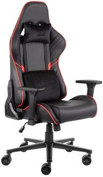 Крісло 2E GAMING HIBAGON II, ПУ шкіра, 3D-Armrests, чорно-червоний 2E-GC-HIB-BKRD фото
