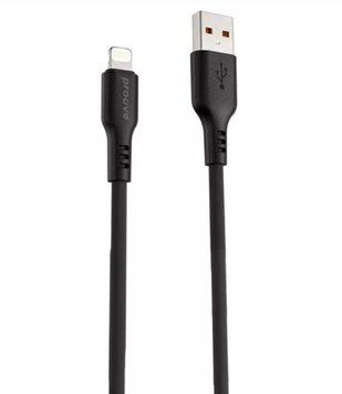 Кабель Proove Rebirth USB to Lightning 2.4A (1m) Black (CCRE60001101) CCRE60001101 фото