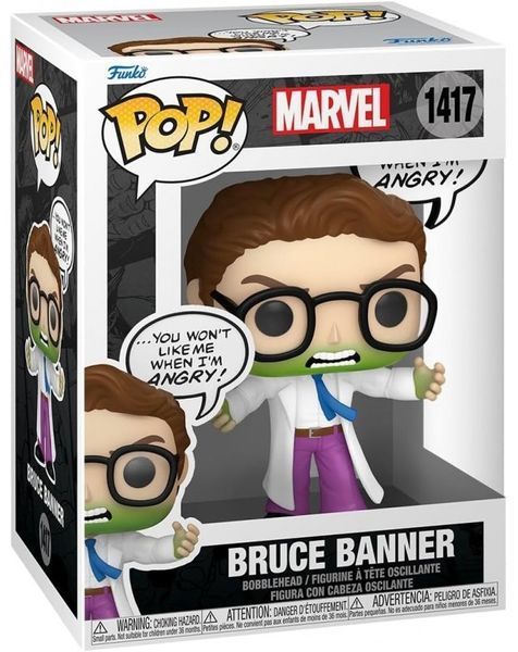 Funko Фигурка Funko POP Marvel: Bruce Banner (DON'T MAKE ME ANGRY) 889698827669 фото