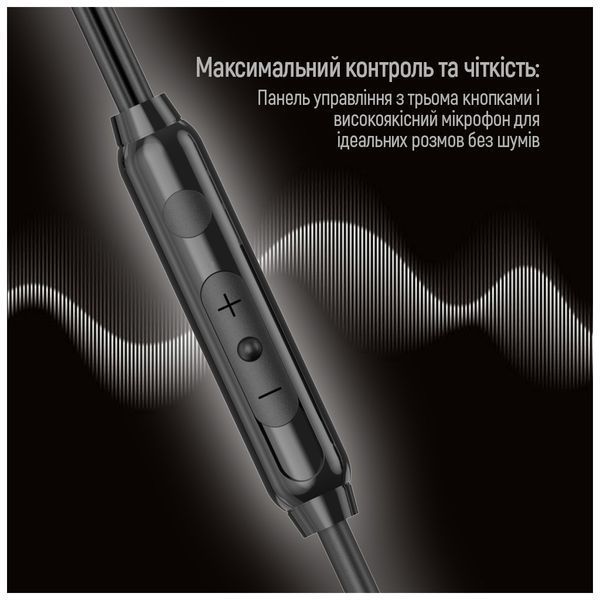 Наушники ColorWay 3.5 mm Wired UrbanBeat Black (CW-WD03BK) CW-WD03BK фото