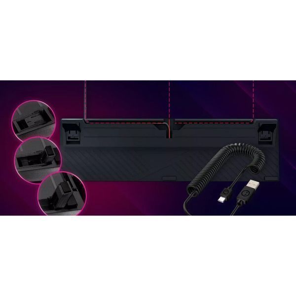 Клавіатура Lorgar Azar 514 RGB USB UA Black (LRG-GK514B-UA) LRG-GK514B-UA фото