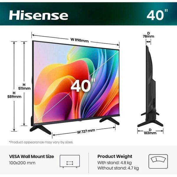 Телевізор 40" Hisense 40A4S 40A4S фото