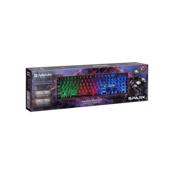 Клавіатура Defender Spark GK-300L USB UA Black (45302) 45302 фото