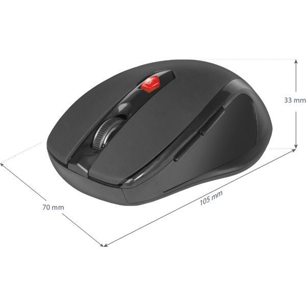 Мишка Defender Ultra MM-315 Wireless Black (52315) 52315 фото