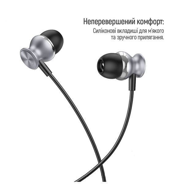 Наушники ColorWay 3.5 mm Wired UrbanBeat Black (CW-WD03BK) CW-WD03BK фото