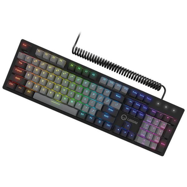 Клавіатура Lorgar Azar 514 RGB USB UA Black (LRG-GK514B-UA) LRG-GK514B-UA фото