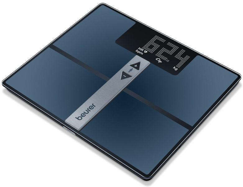 Beurer Весы напольные, 180кг, подкл. к смарфтону, сенс. управл., анализ тела, WiFi, USB-C, стекло, т BF_980 фото