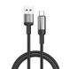 Кабель ColorWay USB - Type-C (braided wire) 6А 2м чорний (CW-CBUC097-BK) CW-CBUC097-BK фото 1