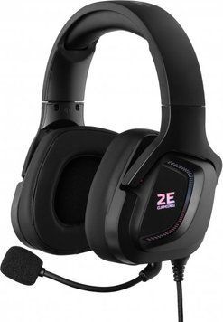 Навушники 2E Gaming HG340 RGB USB 7.1 Black (2E-HG340BK-7.1) 2E-HG340BK-7.1 фото