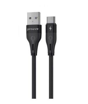 Кабель Proove Soft Silicone USB to Type-C 2.4A (1m) Black (CCSO20001201) CCSO20001201 фото