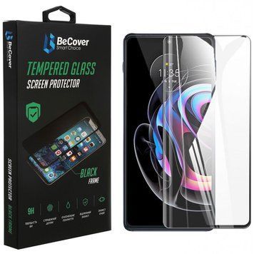 Захисне скло BeCover для Motorola Moto Edge 20 Lite Black (706898) 706898 фото