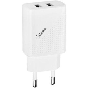 Зарядное устройство Gelius Pro Vogue GP-HC011 2USB 2.4A White GP-HC011 фото