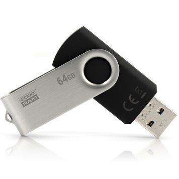 USB флешдрайв GoodRAM 64GB Twister Black (UTS3-0640K0R11) UTS3-0640K0R11 фото