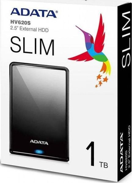 Внешний накопитель HDD: 1TB Adata HV620S Black (AHV620S-1TU31-CBK) AHV620S-1TU31-CBK фото