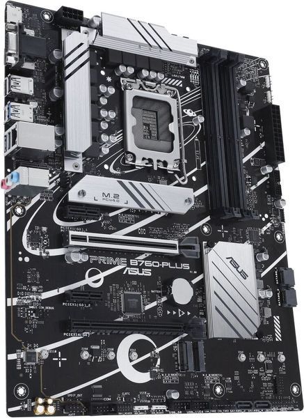 Материнcька плата ASUS PRIME B760-PLUS s1700 B760 4xDDR5 M.2 HDMI D-Sub DP ATX 90MB1EF0-M1EAY0 фото