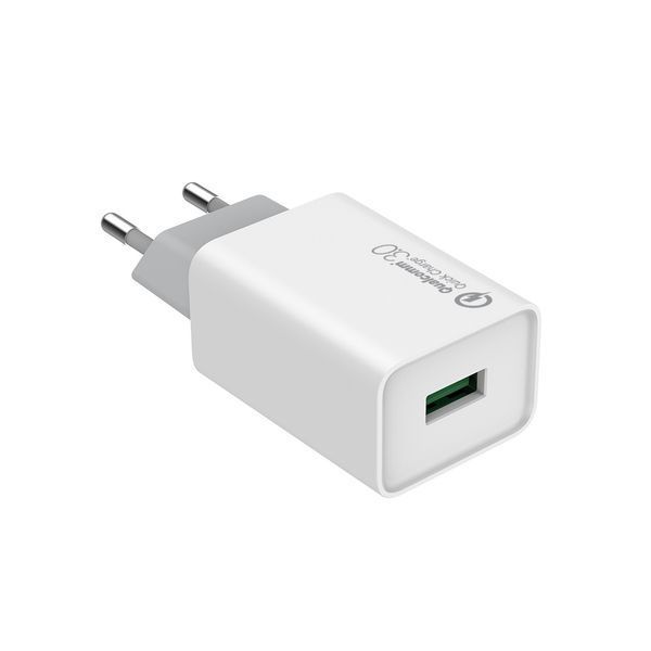 Зарядное устройство для ColorWay 1USB Quick Charge 3.0 (18W) белый (CW-CHS013Q-WT) CW-CHS013Q-WT фото