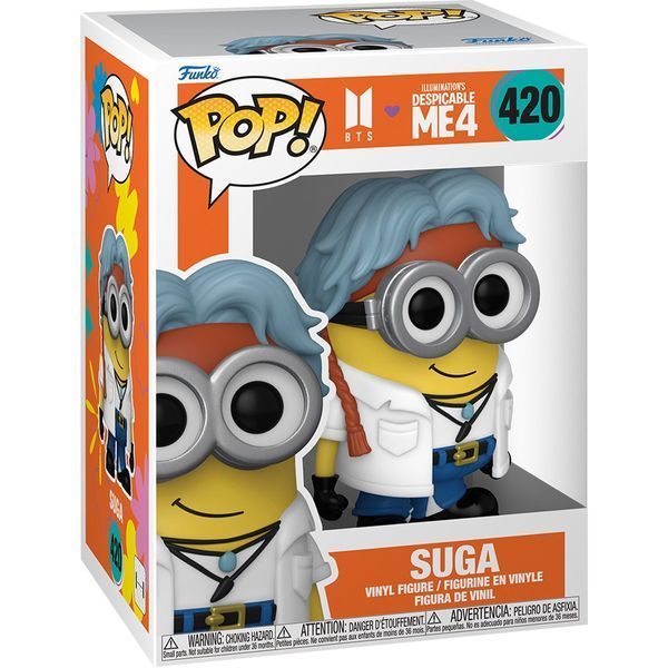Фігурка Funko POP Rocks: Minions X BTS - Suga 889698859684 фото