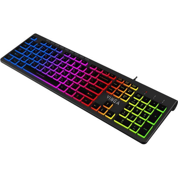 Клавіатура Vinga KB-460 Black KB-460 Black фото