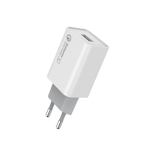 Зарядное устройство для ColorWay 1USB Quick Charge 3.0 (18W) белый (CW-CHS013Q-WT) CW-CHS013Q-WT фото
