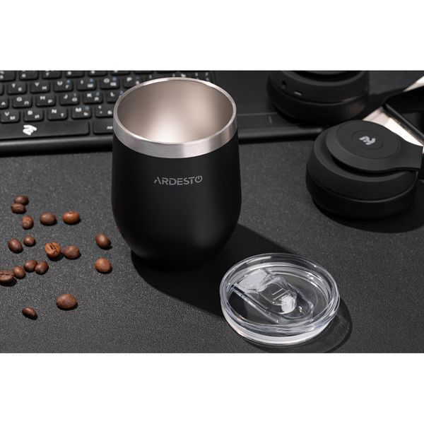 Термокружка Ardesto Compact Mug 350 мл Black (AR2635MMB) AR2635MMB фото