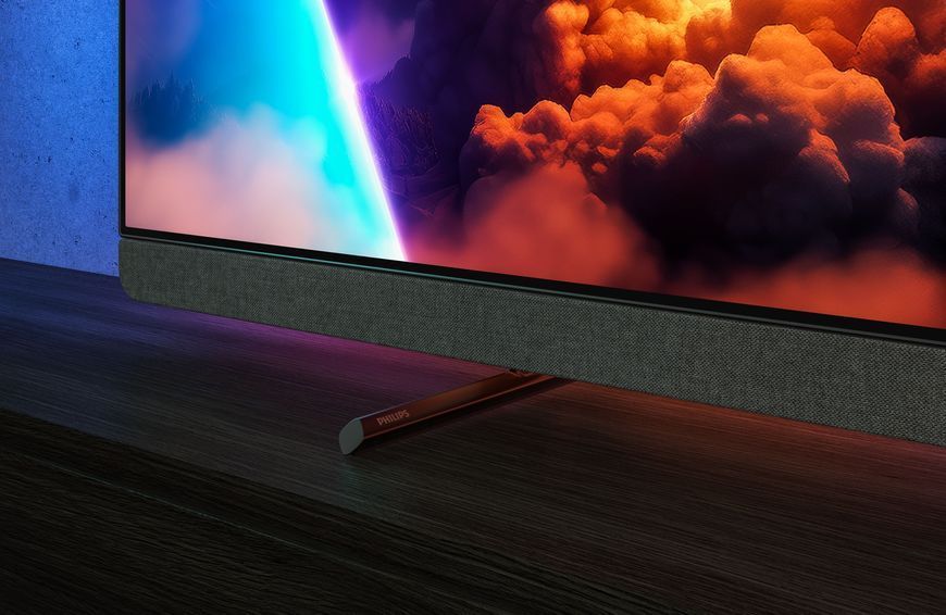Телевизор 55" Philips OLED+ 4K 144Hz Smart Google TV Black Ambilight Bowers & Wilkins sound 55OLED910/12 фото