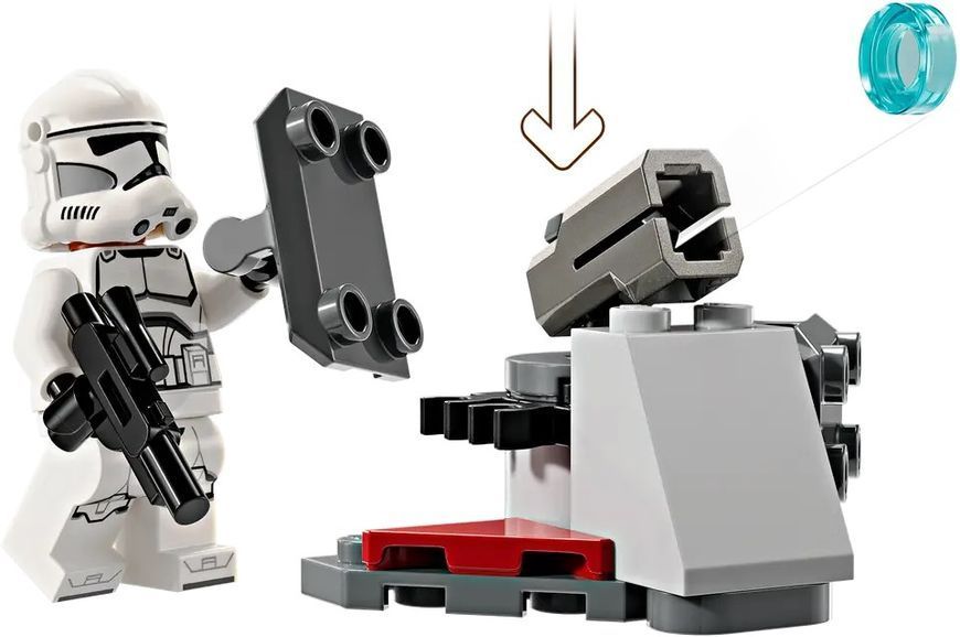 Конструктор LEGO Star Wars Клоны-пехотинцы и Боевой дроид. Боевой набор (75372) 75372 фото