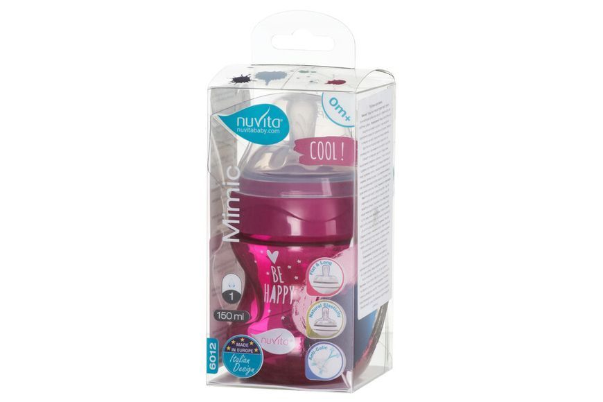Дитяча пляшечка Nuvita Mimic Cool (150 мл)NV6012PURPLE NV6012PURPLE фото