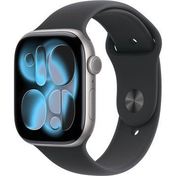 Смарт-часы Apple Watch Series 11 GPS 42mm Space Grey Aluminium Case with Black Sport Band S/M (MEQW4) MEQW4 фото