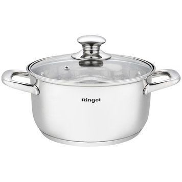 Каструля Ringel Grey Line 16 см (1.6 л) з/кр (RG-2022-16) RG-2022-16 фото