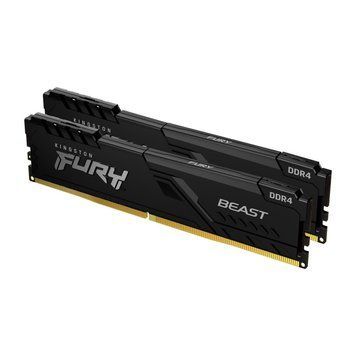 Оперативна пам'ять DDR4 2x16GB 3200MHz Kingston Fury Beast Black (KF432C16BB1K2/32) KF432C16BB1K2/32 фото