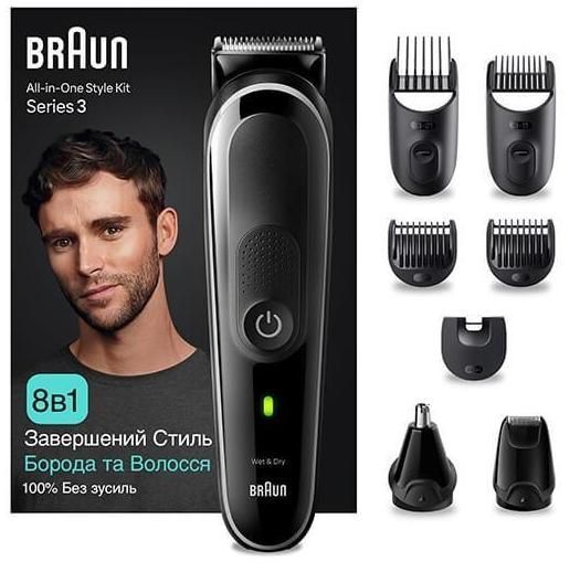 Тример для бороди та вусів Braun MGK3440 MGK 3440 фото