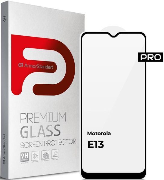 Защитное стекло ArmorStandart Pro для Motorola E13 Black (ARM66133) ARM66133 фото