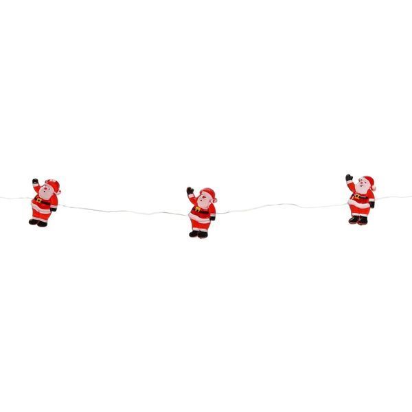 Гірлянда Chomik Санта струна , 2,2 м, 20 LED теплий білий, 2АА (5900779854178) 5900779854178 фото