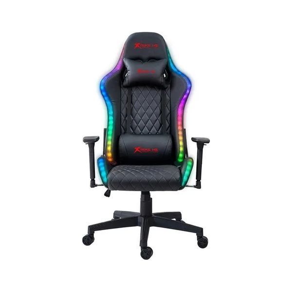 Крісло ігрове Xtrike ME Advanced Gaming Chair GC-907 RGB Black/Red (GC-907) GC-907 фото