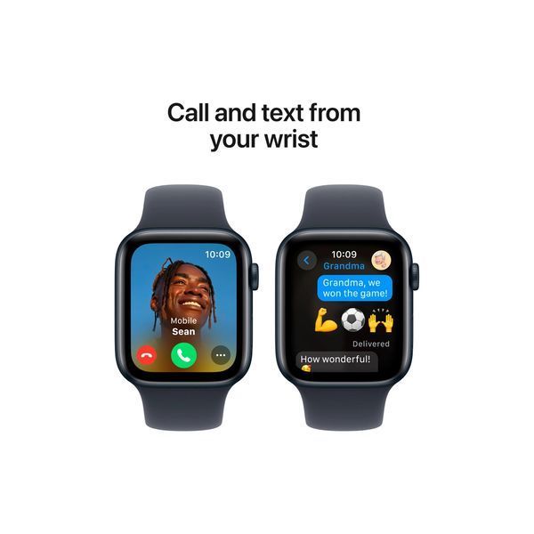 Смарт-годинник Apple Watch SE 2 GPS 44mm Midnight Aluminium Case with Midnight Sport Band M/L (MXEK3) MXEK3QH/A фото