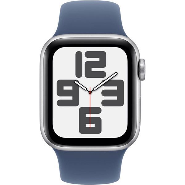 Смарт-часы Apple Watch SE 2 GPS 44mm Silver Aluminium Case with Denim Sport Band M/L (MXER3) MXER3 фото