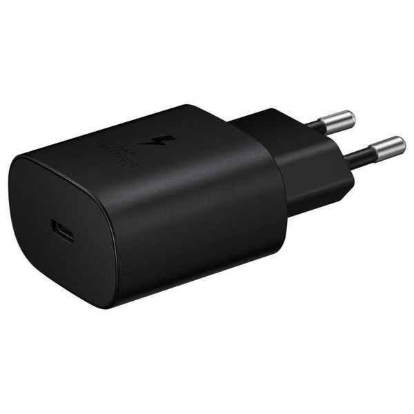 Зарядное устройство для Samsung (25W) USB-C Power Adapter + Cable Black (EP-TA800XBE) EP-TA800XBEGRU фото