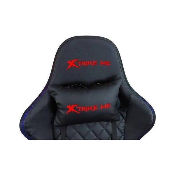 Крісло ігрове Xtrike ME Advanced Gaming Chair GC-907 RGB Black/Red (GC-907) GC-907 фото