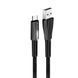 Кабель ColorWay USB - MicroUSB (zinc alloy+led) 2.4А 1м черный (CW-CBUM035-BK) CW-CBUM035-BK фото 3