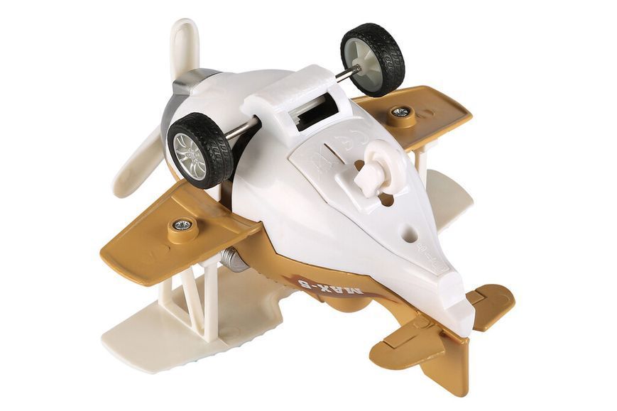 Самолет металлический Same Toy инерционный Aircraft (коричневый) SY8016AUt-3 фото