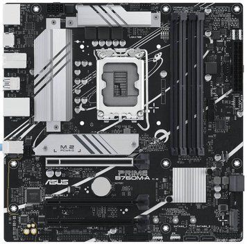 Материнcька плата ASUS PRIME B760M-A-CSM s1700 B760 4xDDR5 M.2 HDMI DP mATX CSM 90MB1EK0-M1EAYC фото