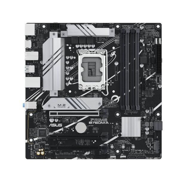 ASUS Материнcкая плата PRIME B760M-A-CSM s1700 B760 4xDDR5 M.2 HDMI DP mATX CSM 90MB1EK0-M1EAYC фото