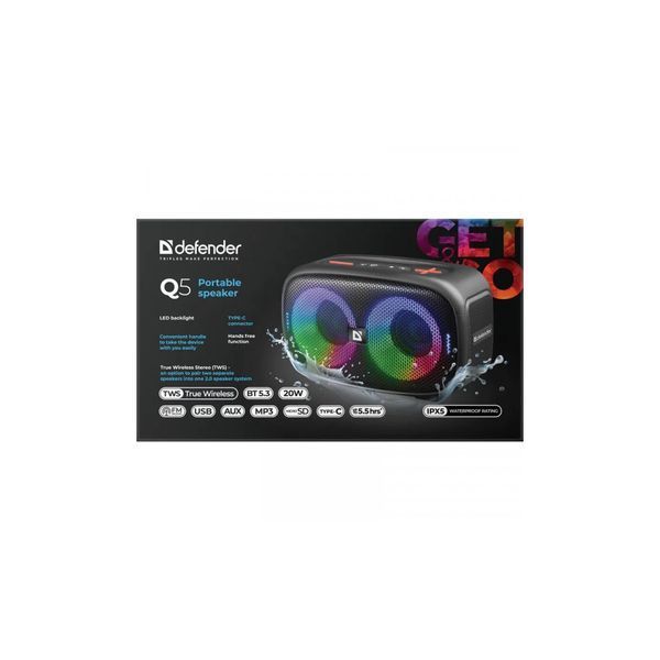 Акустична система Defender Q5 Black (65305) 65305 фото