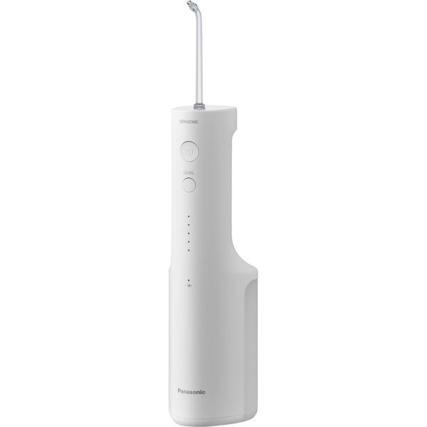 Ирригатор Panasonic портативний, чаша 200 мл, Li-ion аккум. в компл., 2 насадки, белый EW-DJ66-W321 фото
