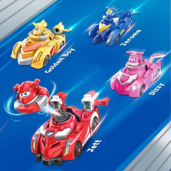 Super Wings Игровой набор Spinning Vehicle Золотой Мальчик (Golden Boy) EU770331 фото