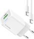 Зарядное устройство ColorWay GaN Mini (35W) PD Port PPS USB (Type-C PD + USB QC4.0) cable Type-C (CW-CHS055PDC-WT) CW-CHS055PDC-WT фото 1