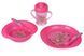Набор для кормления Nuvita 12м+ 5 предметов (розовый) NV1495Pink фото 2