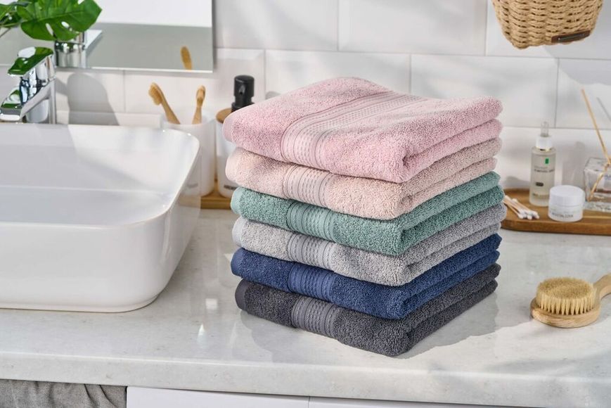 Рушник махровий Ardesto SuperSoft 70х140см, 100% бавовна, сірий ART2270SLP фото