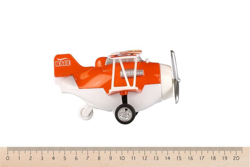 Самолет металлический Same Toy инерционный Aircraft (оранжевый) SY8013AUt-1 фото