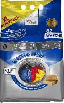Стиральный порошок Wash&Free Universal 4100г 4262396143747 фото